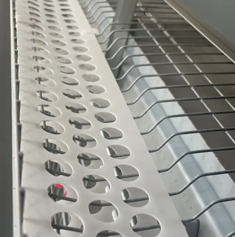 4 Inch Polypropylene Poultry Perforated Chicken Egg Cross Collecction Conveyor Belt Rollers Egg Transport Solution