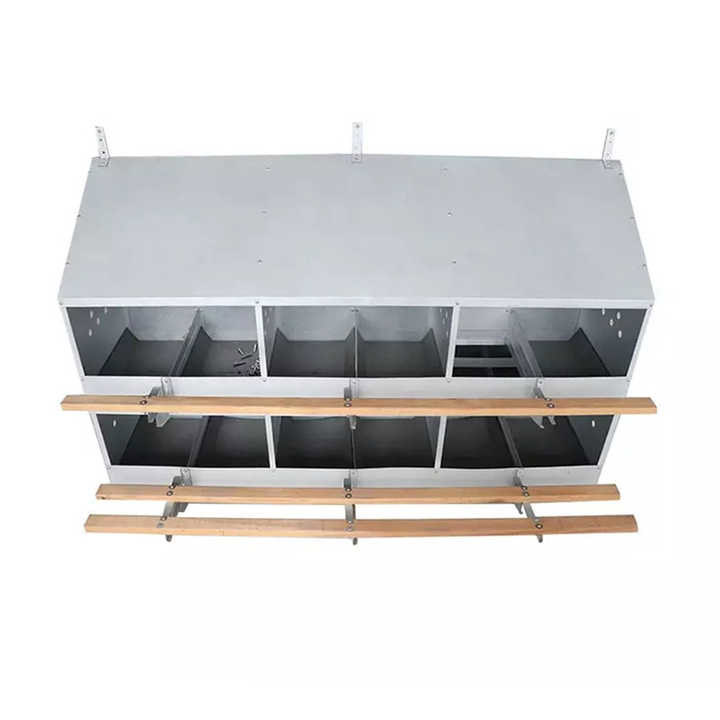 24 holes Poultry chicken farm nest box Hen Egg Laying Nest Galvanized Layer Hens Manual Egg Nest