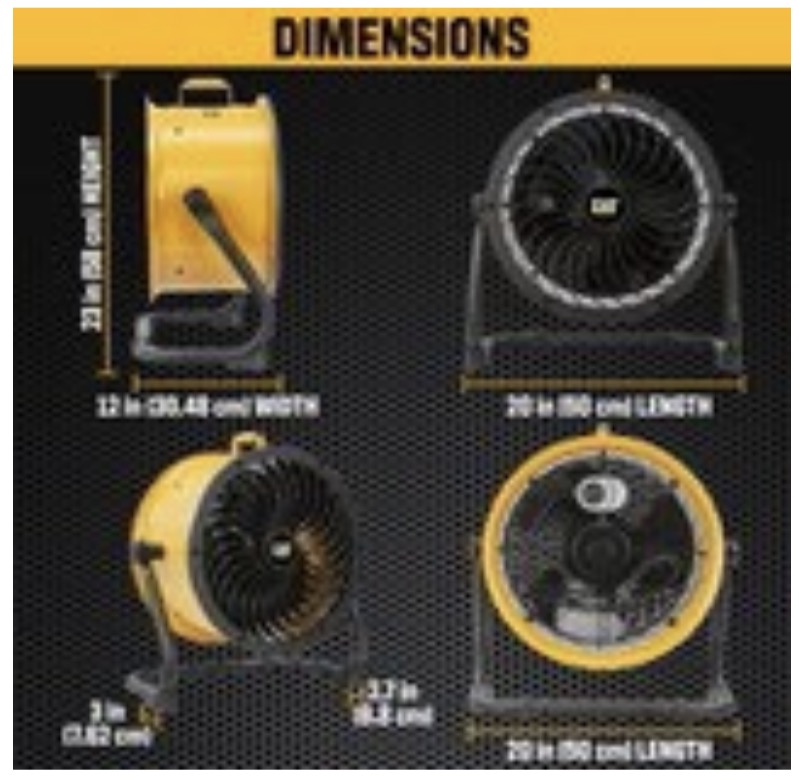 Industrial Air Circulation Fan (Heavy Duty)