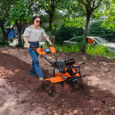 Agricultural Tools Weeder Cultivator 5.5kw Gear-Driven Gasoline Engine 7.5hp Power Tiller for Sale